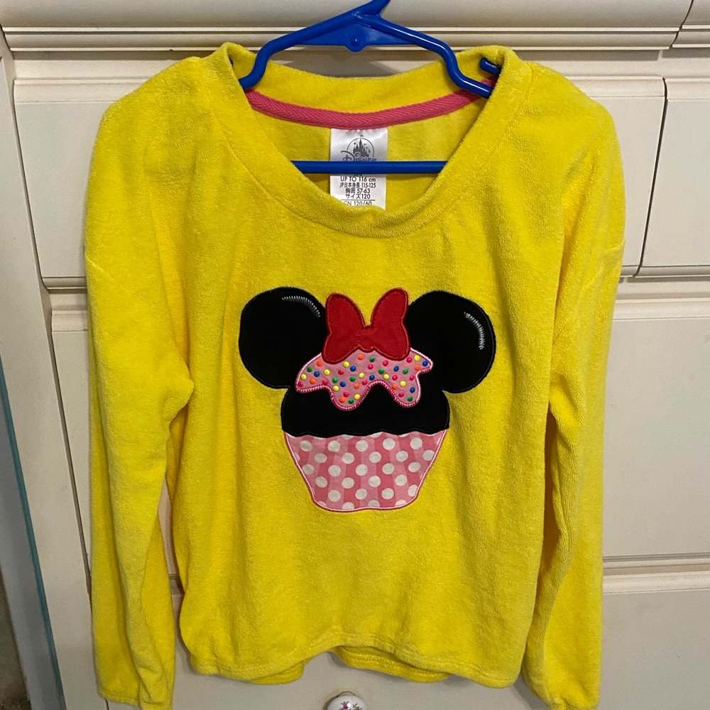 Disney Minnie Cupcake TerryCloth Sweatshirt❤️